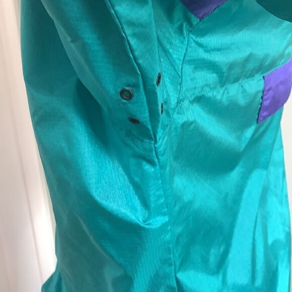 Vintage The North Face Nylon Coated With Acrylic Teal/Purple Tracksuit Sz Small - Picture 11 of 17